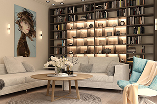 Top những kệ trang trí phòng khách đẹp nhất