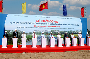 Tuyến tránh Long Xuyên và tuyến nối quốc lộ 91 khởi công vào ngày 18/1