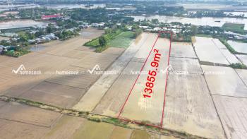 Đất ruộng + đất nền mặt tiền đường Tầm Vu, phường B&igrave;nh Kh&aacute;nh, TP.Long Xuy&ecirc;n, An Giang 13855.9m2