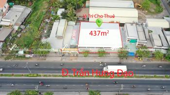 Cho thu&ecirc; nh&agrave; cấp 4 g&aacute;c lửng mặt tiền đường Trần Hưng Đạo, phường Mỹ Thới, TP.Long Xuy&ecirc;n, An Giang 437m2