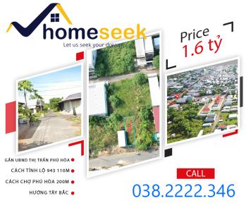 Đất nền số 2 gần UBND thị trấn Phú Hòa, huyện Thoại Sơn, An Giang 80m2