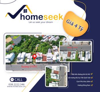 Đất nền tỉnh lộ 943, phường Mỹ Hòa, TP.Long Xuyên, An Giang 75.2m2