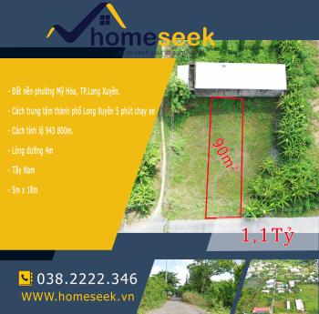 Đất nền phường Mỹ Hòa, TP.Long Xuyên, An Giang 90.2m2