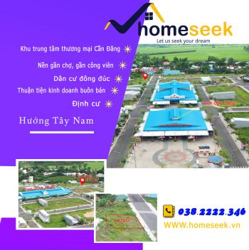 Cặp nền đường số 1, trung tâm thương mại Cần Đăng, huyện Châu Thành, An Giang 170m2