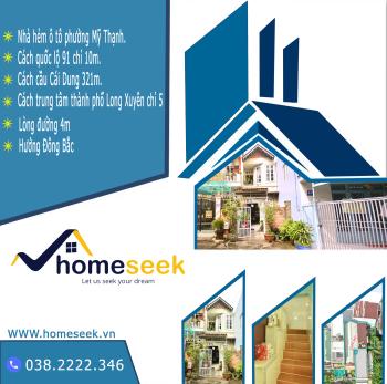 Nhà 1 trệt 1 lầu hẻm ô tô phường Mỹ Thạnh thành phố Long Xuyên An Giang 123.3m2