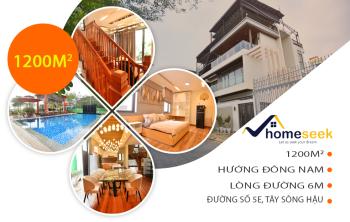 Biệt thự nghỉ dưỡng khu đô thị cao cấp Tây Sông Hậu, phường Mỹ Phước, TP.Long Xuyên, An Giang 1200m2