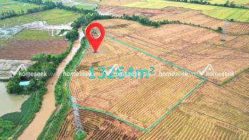 Đất ruộng mặt tiền kênh Sườn, gần cầu kênh Quýt, xã Bình Mỹ, huyện Châu Phú, An Giang 13264m2